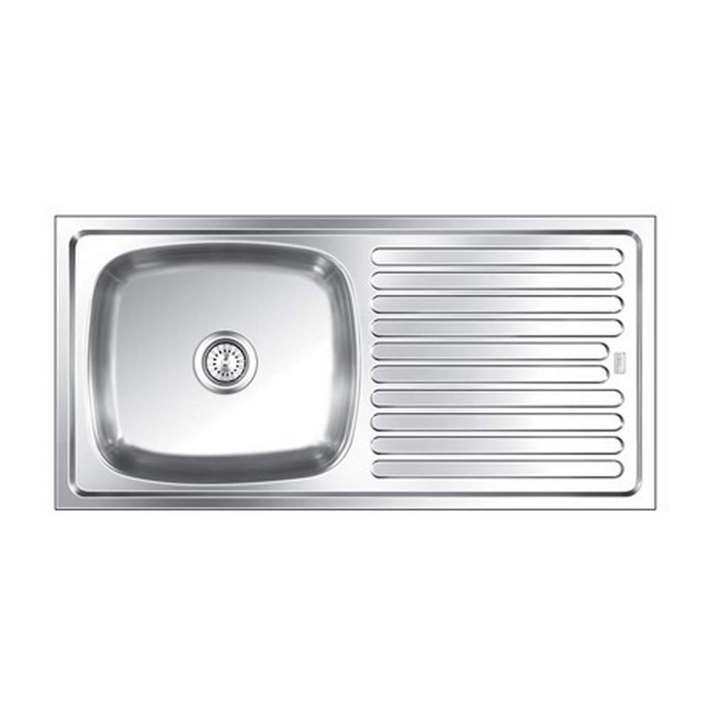 Nirali Stainless Steel Elegance Satin Small Kitchen Sink 25 x ...