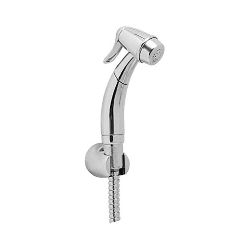 Parryware Coral Brass Health Faucet with Hose and Hook (Silver) T9803A1
