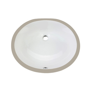 Parryware Small Oval Below Counter Top C04191C - White