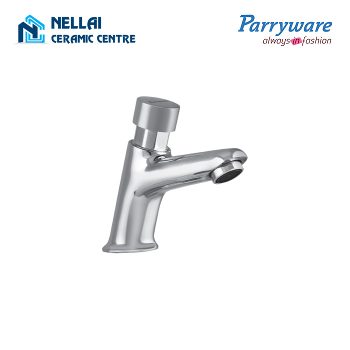 Parryware Lapis Neo Push Taps Pillar Cock Auto Closing System