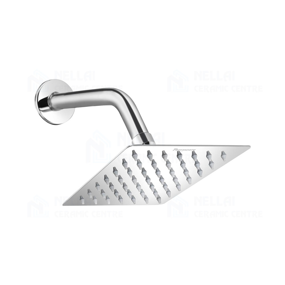Parryware Casa OHS Overhead Shower With Shower Arm 150mm SQ - T5136A1