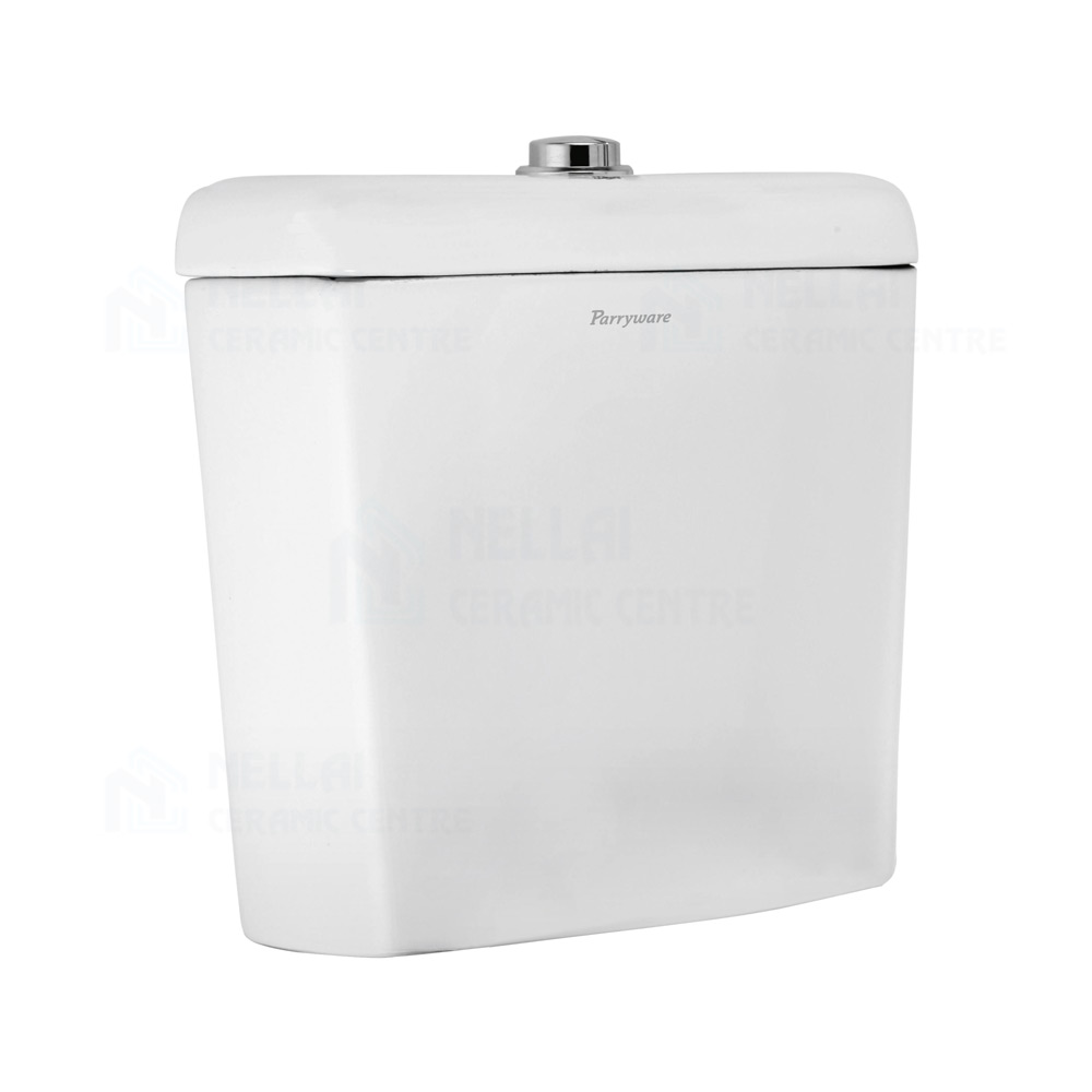 Parryware Indus FM/WH Cistern with Fitting Set (White) - C07691C